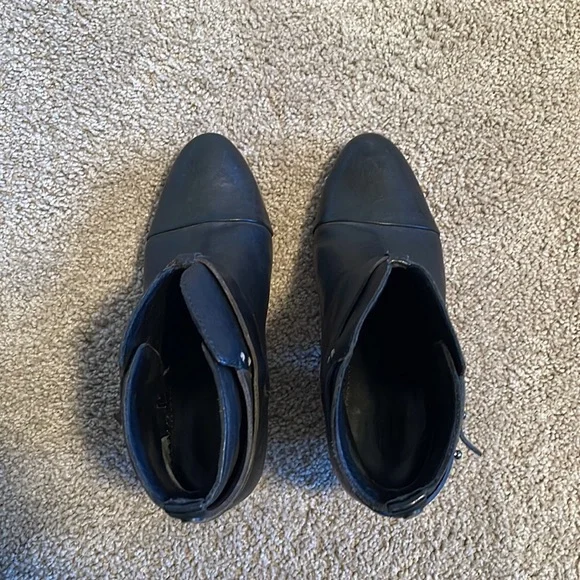 Black rag and bone harrow leather boots